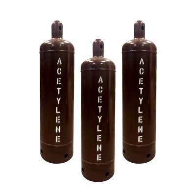 Fast delivery capacity steel 40L acetylene cylinders for cutting and welding metals