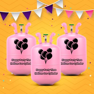 Wholesale 13.6L Disposable Helium Gas Cylinder For Birthday Party Balloons Decoration