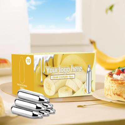 Wholesale Finest Quality Wholesale Selling 8g Whipped Cream Chargers Banana Flavor 