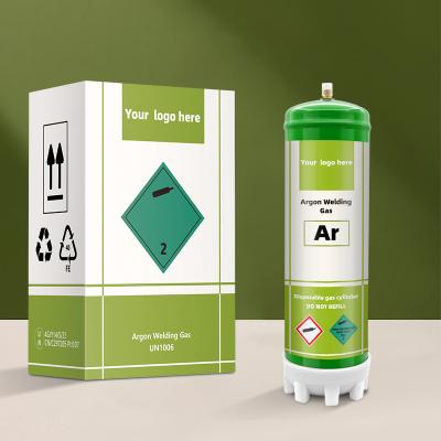 Wholesale Disposable Argon Welding Gas Bottle in 2.2L 