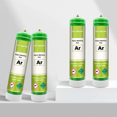 High Pure Argon Gas Non-refillable 1L Argon Welding Cylinder