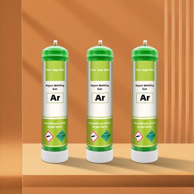 Hot Selling Argon Gas Cylinder 1.1L Disposable Argon Cylinder